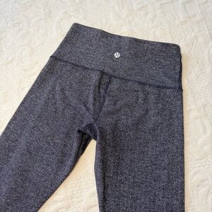 lululemon navy and charcoal leggings